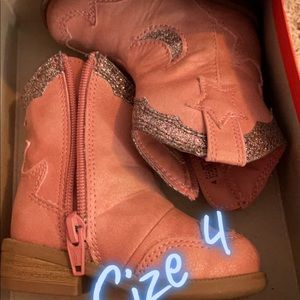 Pink cowgirl boots